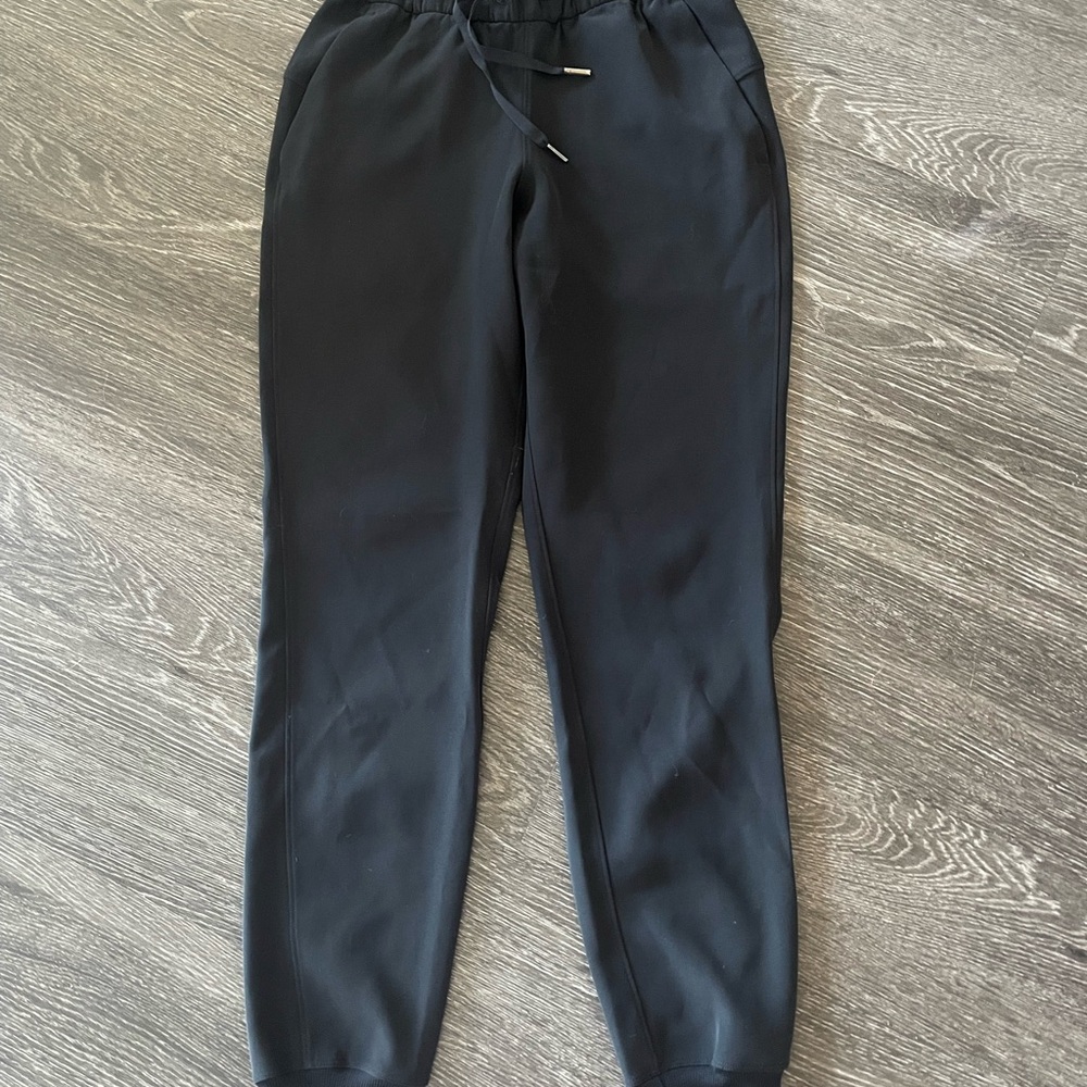 Lululemon Black Sweatpants with Cuffed Ankles
